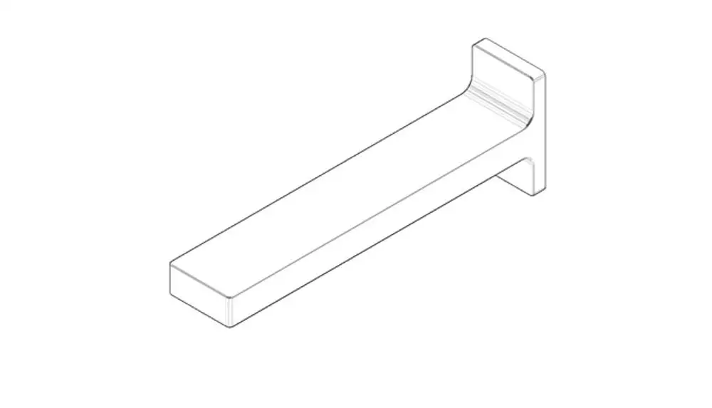 DORNBRACHT Auslauf ERSATZTEILE 091196001 47 x 78 x 239 mm Chrom, 091196001-00 Galeriebild 1